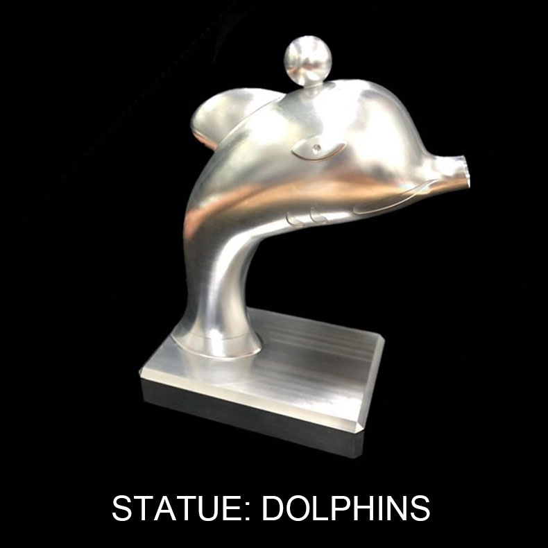 Статуя дельфінів