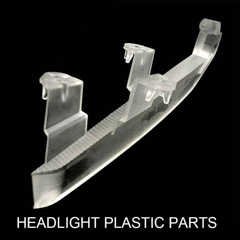 Plastic partibus headlight