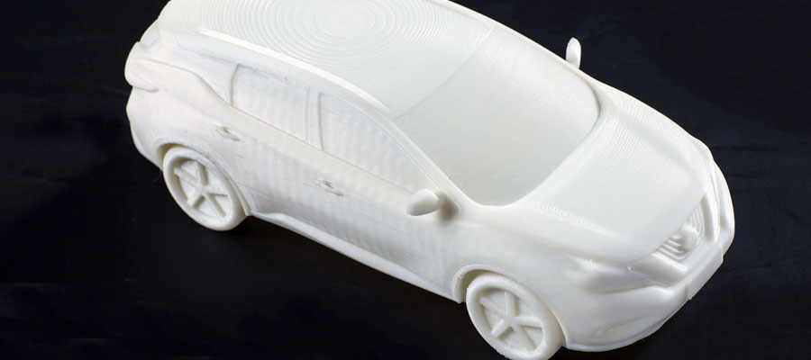 3D-geprinte automodellen