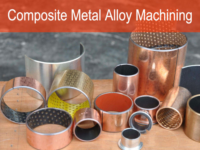 Mecanizado de aleación de metal compuesto