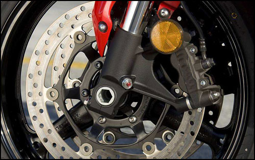 Anodlaşdırılmış alüminium lehimli motosiklet disk əyləci