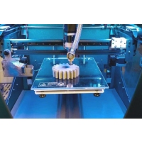 Metal 3D printer eliminates the debinding step. Metal parts can directly enter the sintering furnace