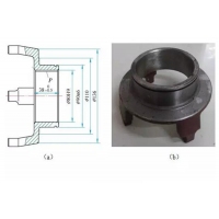 Heat treatment process of thin-walled guide sleeve